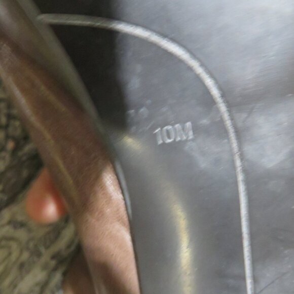 BOGO Nine West Brown Leather Platform Booties Ankle Boots Heels Stilettos 10 - Picture 14 of 14